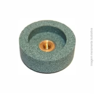 PEDRA DE ESMERIL COM EIXO DE ROSCA FINA 4MM PARA MÁQUINA DE CORTE - S-150