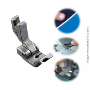 CALCADOR COSTURA RETA DE FERRO PARA FAZER VIVO DO LADO ESQUERDO P69LH 1/4'