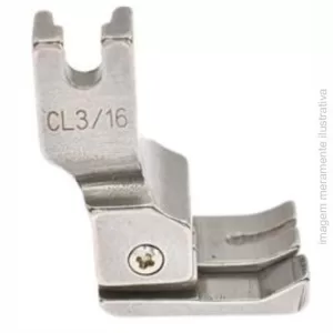 CALCADOR RETA PESPONTO COM GUIA COMPENSADOR DO LADO ESQUERDO - 4,8MM CL3/16
