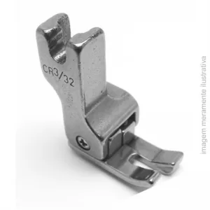 CALCADOR RETA PESPONTO COM GUIA COMPENSADOR DO LADO DIREITO - 2,4MM CR3/32