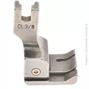 CALCADOR RETA PESPONTO COM GUIA COMPENSADOR DO LADO ESQUERDO - 9,5MM CL3/8