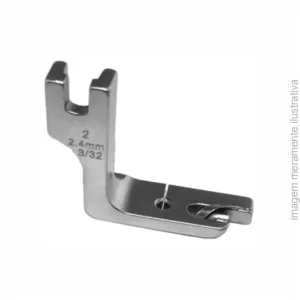 CALCADOR PARA COSTURA RETA - EMBAINHADOR DE BAINHA DE LENÇO 2,40MM - LOT2 3/32"