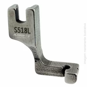 CALCADOR DE ZÍPER INVISÍVEL FACE ÚNICA PARA COSTURA RETA INDUSTRIAL – S518L