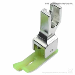 CALCADOR DE PESPONTO RETA INDUSTRIAL TEFLON COMPENSADO – ESQUERDO TCL 1/32"