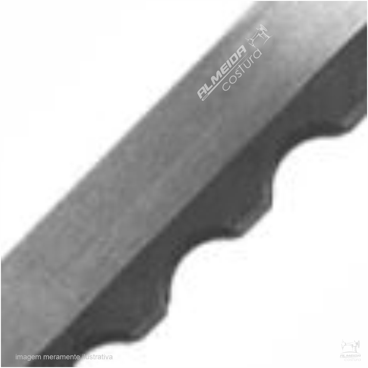FACA DE CORTE ONDULADA MODELO EASTMAN 8” – IDEAL PARA CORTAR TECIDO, PLÁSTICO E TNT - Imagem 2