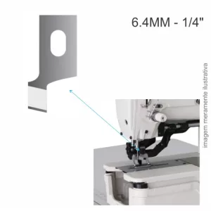 FACA NAVALHA CASEAR PARA ABRIR A CASA DA CASEADEIRA RETO - 06MM OU 1/4"