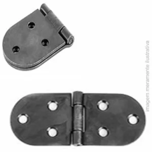DOBRADIÇA DE TAMPA DE MÓVEL DOMÉSTICO 124484 - COMPATÍVEL COM DIVERSOS MODELOS SINGER, ELGIN E VIGORELLI