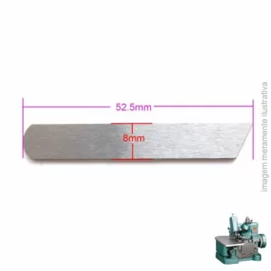 FACA NAVALHA DE CORTE INFERIOR PARA OVERLOCK CHINESINHA - 42046