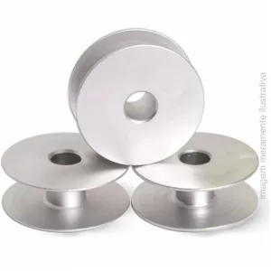 CARRETILHA BOBINA GRANDE DE ALUMINIO RETA - 239729