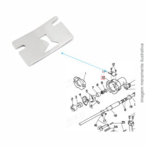 PLACA BLOCO LANC B-1815-980-000 LK1850