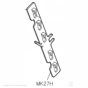 PLACA GUIA-FIO / SUPORTE DOS TENSORES SIRUBA F007 – MK27H