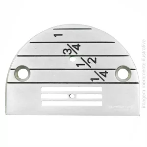 CHAPA DA AGULHA DA COSTURA RETA INDUSTRIAL 4 CARREIRA LEVE - 52033