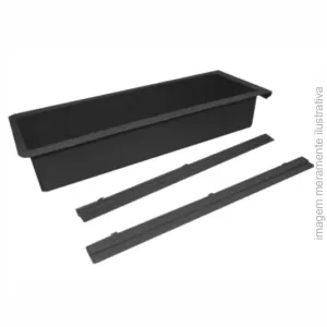 GAVETA COM TRILHOS PARA FIXAÇÃO NA MESA DA MÁQUINA DE COSTURA INDUSTRIAL