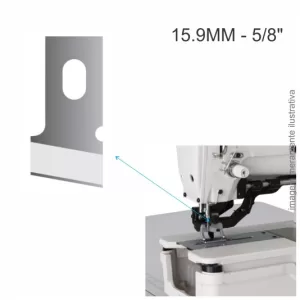 FACA NAVALHA CASEAR PARA ABRIR A CASA DA CASEADEIRA RETO - 16MM OU 5/8"