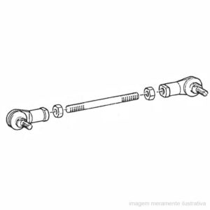 CONEXÃO DA BARRA DE AGULHA PARA PESPONTADEIRA DESLIGÁVEL 2 AGULHAS – B1440-526-0A0
