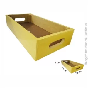 CAIXA BASE DE MADEIRA MDF PARA COSTURA DOMÉSTICA SINGER, ELGIN E VIGORELLI