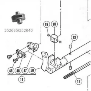 GUIA DA BIELA DA GALONEIRA W600 - 252635,252640