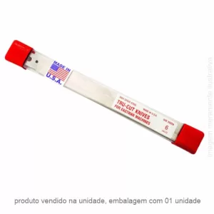 FACA LISA DE 6 POLEGADAS PARA MÁQUINA DE CORTE FACA - USA AÇO RÁPIDO