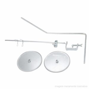 SUPORTE UNIVERSAL DE FIXAÇÃO SUPERIOR PORTA-VIÉS E ELÁSTICO PARA MÁQUINA DE COSTURA INDUSTRIAL