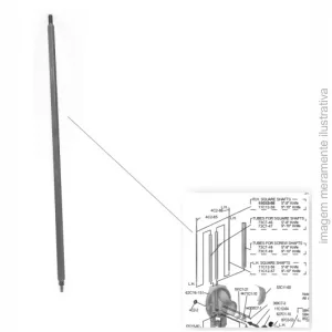 VARETA DO SISTEMA DE AMOLAÇÃO CORTE FACA - 11C12-58