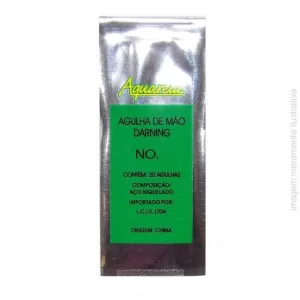 AGULHA DE MÃO DARNING Nº 03 PARA COSTURA – 20 UNIDADES