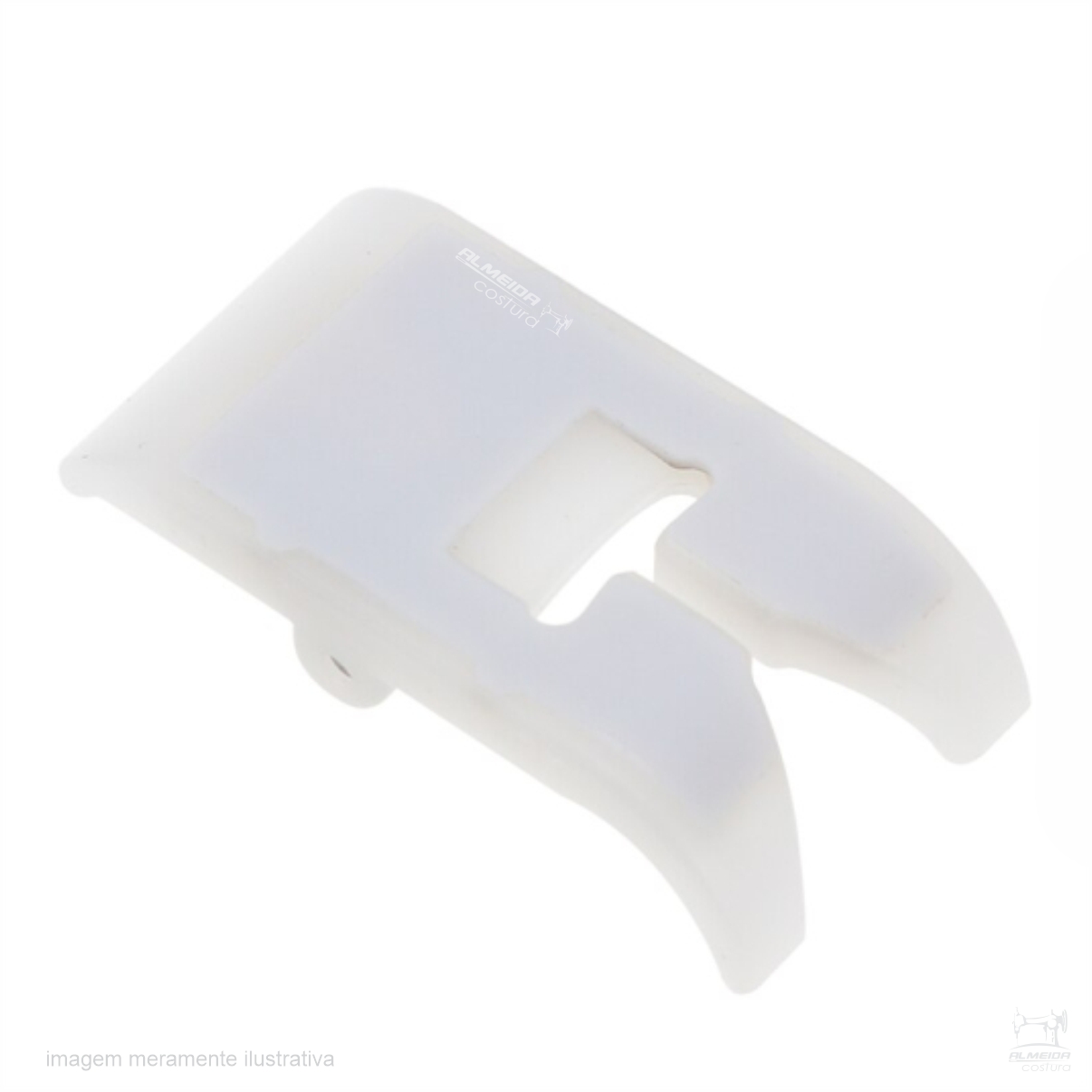 CALCADOR ZIG-ZAG DE TEFLON 7MM PARA MÁQUINA DOMÉSTICA – SA114 - Imagem 2