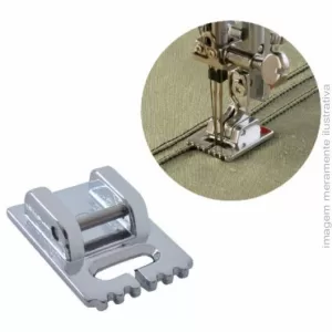 CALCADOR / SAPATA COM 5 NERVURAS E FRISOS PARA MÁQUINA DOMÉSTICA - CY-701-5