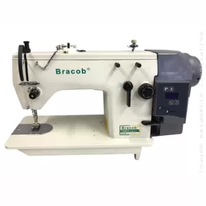 MÁQUINA DE COSTURA INDUSTRIAL ZIGUE-ZAGUE TRÊS PONTINHOS DIRECT DRIVE BRACOB BC 20U 457A AT