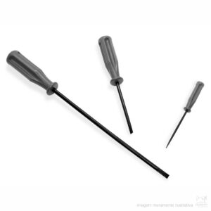 KIT 3 CHAVES DE FENDA PARA MÁQUINA DE COSTURA – P / M / G