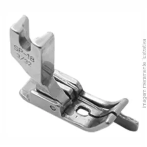CALCADOR DE COSTURA RETA COM GUIA FLEXÍVEL 01MM - SP-18R DIREITO 1/32"