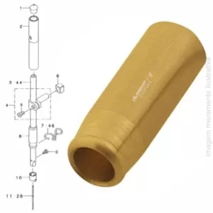 BUCHA INFERIOR DA BARRA DA AGULHA PARA COSTURA RETA INDUSTRIAL - 229-06200