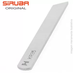 FACA NAVALHA INFERIOR PARA OVERLOCK E INTERLOCK - KR35 SIRUBA ORIGINAL