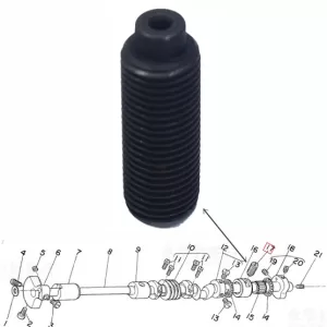 PARAFUSO PINO DA TRAVETE 1850 - B1210-980-000
