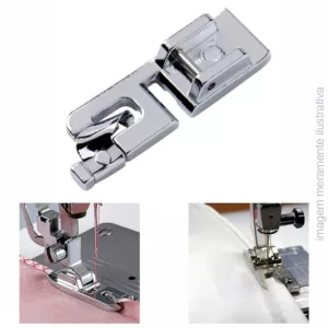 CALCADOR SAPATA EMBAINHADOR BAINHA DE LENÇO PARA MÁQUINA DOMÉSTICA – RJ-7307 / CY-7307 / HP30685