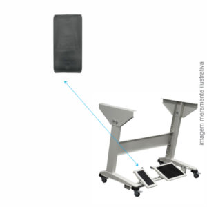 TAPETE FOLHA DE BORRACHA PARA PEDAL PEQUENO DA ESTANTE DE MÁQUINA DE COSTURA