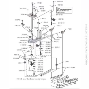 SUPORTE DO AMOLADOR DA MÁQUINA DE CORTE FACA 6, 8 E 10 POLEGADAS – 715C1-19