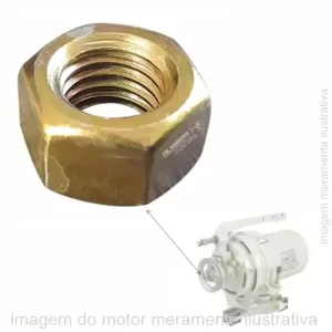 PORCA PARA FIXAR A POLIA DO EIXO DO MOTOR DE MAQUINA COSTURA CONVECIONAL DOL-20