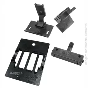 KIT PESPONTADEIRA BARRA FIXA CALCADOR, DENTE, CHAPA E BITOLA 32MM 212W-140-1.1/4