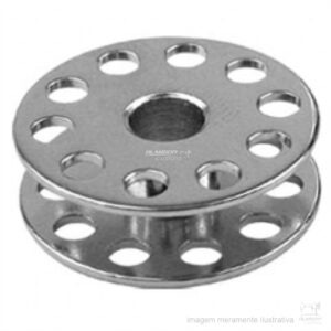 CARRETILHA BOBINA DE FERRO FURADA PARA CASEADEIRA INDUSTRIAL – 263099