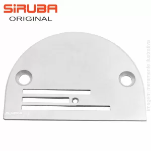 CHAPA DA AGULHA 3 CARREIRAS COSTURA RETA INDUSTRIAL SIRUBA - E704D