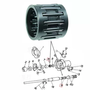 ROLAMENTO TRAVETE SÉRIE 1850 - B1411-804-B00