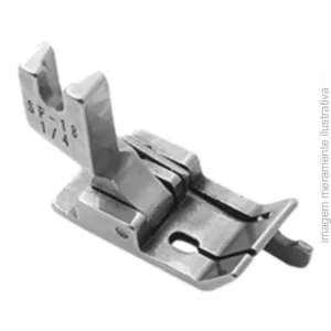 CALCADOR DE COSTURA RETA COM GUIA FLEXÍVEL 06MM - SP-18R DIREITO 1/4"