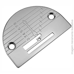 CHAPA DA AGULHA PARA MÁQUINA DOMÉSTICA PRETINHA SINGER, ELGIN E VIGORELLI 15/30 E 15/C – 125113