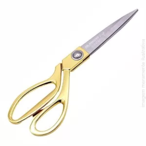 TESOURA GRANDE PROFISSIONAL DE COSTURA DOURADA PARA ALFAIATE 27 CM – 10,5”