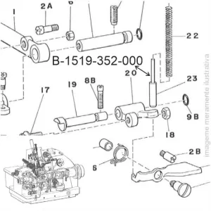 PINO PRESSAO CALC OVERLOCK MO-352 B1519-352-000