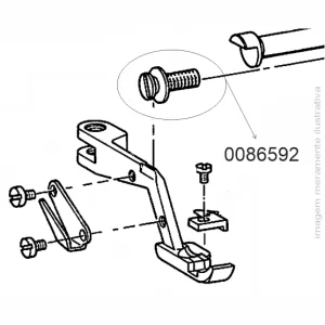 PARAFUSO MOLA PARA LIBERAÇÃO DE CALCADOR SERIE MO352 - B1515-352-000
