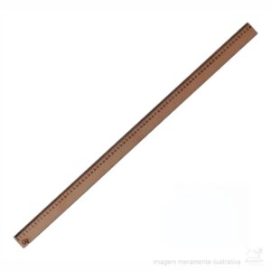 RÉGUA DE MADEIRA MDF 80 CM PARA CONFECÇÃO, CORTE E COSTURA