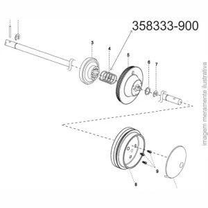 MOLA ENGATE E DESENGATE VOLANTE SINGER 358333-900