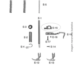 BIELA BARRA CALCADOR SUNSTAR 05-003A-1370