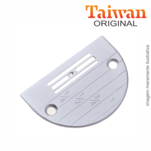 CHAPA DA AGULHA PARA COSTURA RETA INDUSTRIAL DE 4 CARREIRAS - E16 TAIWAN